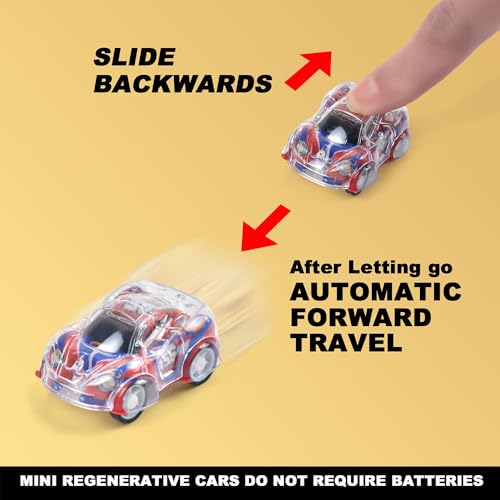Tuko 50Packs Mini Pull Back Cars Toy Gift Packs, Racing Toy Vehicles for Kids Toddlers Gifts 1 2 3 Years Old
