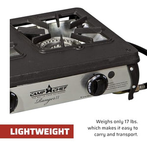 Camp Chef Ranger II Table Top Stove - Portable Gas Stove for Outdoor & Camping Gear