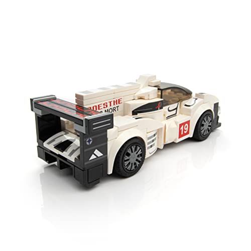 Racing Car Building Block Set. Racing Car Building Blocks for Kids and Adults (White F1)
