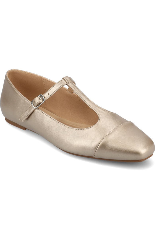 Journee Collection Thea T-Strap Flat (Women)