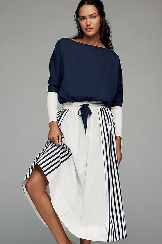 Anthropologie Daily Practice Twofer Long-Sleeve Maxi Dress