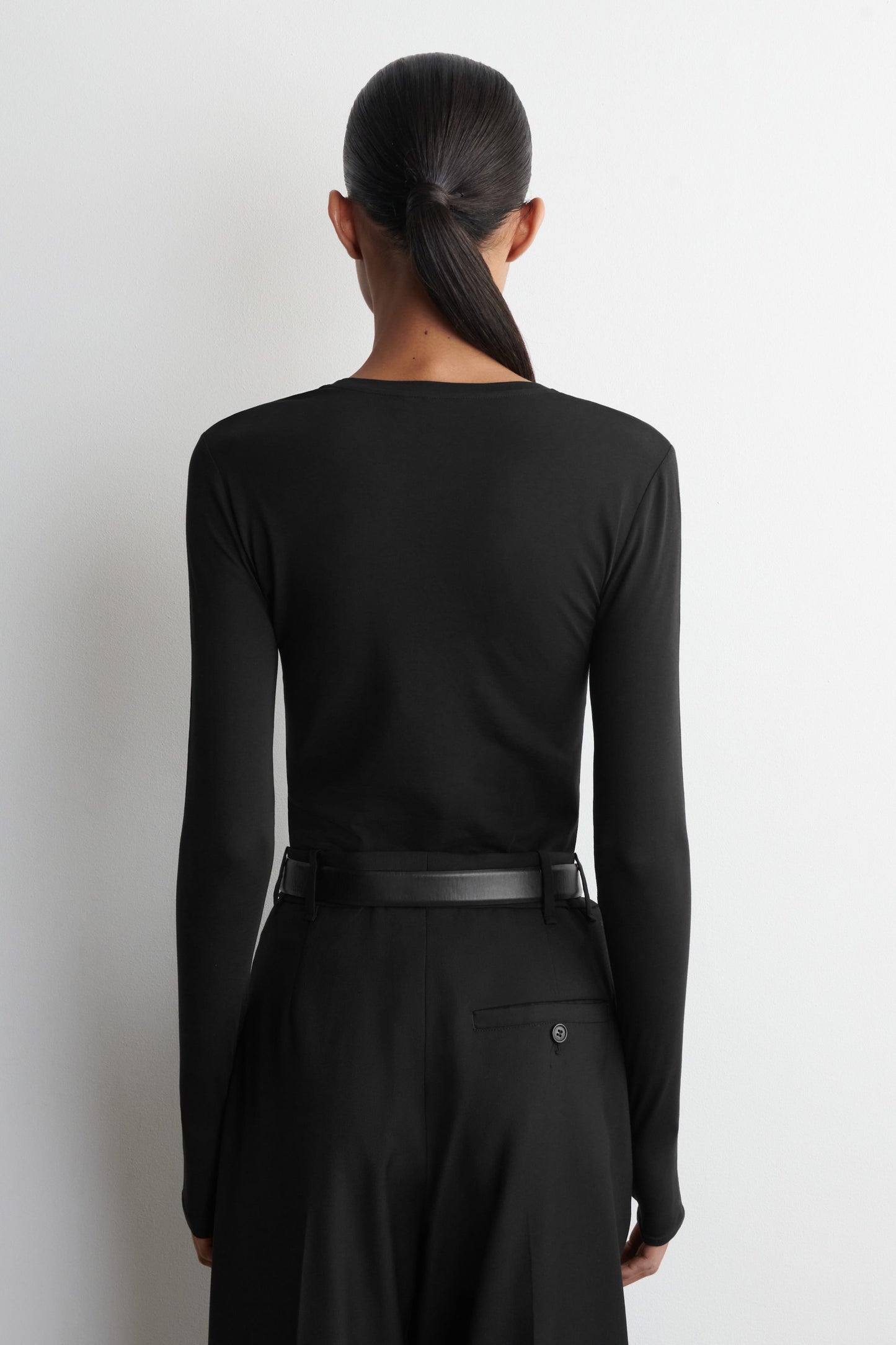 COTTON LONG-SLEEVED TOP