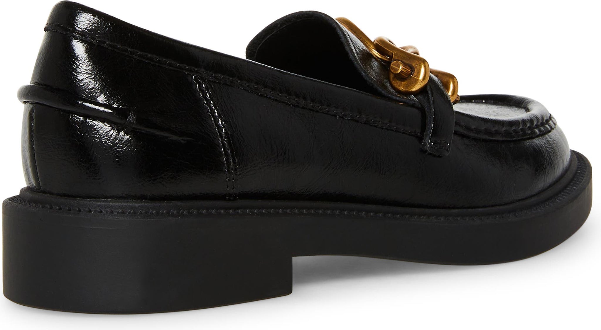 Steve Madden Karmine Loafer, Alternate, color, Black Leather