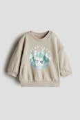 H & M Printed Sweatshirt