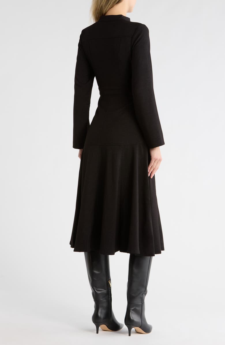 AREA STARS Kiana Long Sleeve Midi Dress
