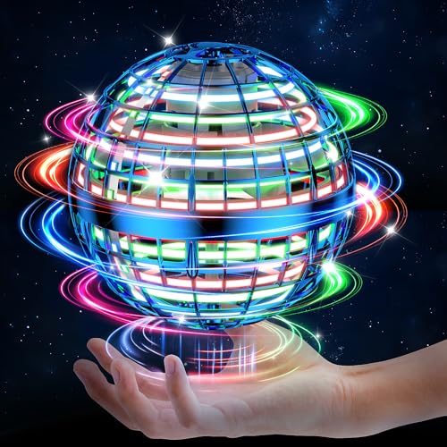 Clip coupon 2024 AI Flying Orb Ball Toys, Galaxy Cosmic Globe Boomerang Hover Ball, Hand Drone Orbit, Galactic Fidget Spinning, Birthday Cool Stuff for 6 7 8 9 10+ Year Old Boys Girls Teens Outdoor