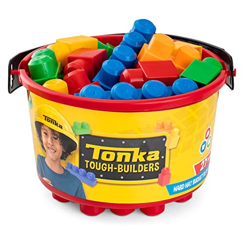 Clip coupon Tonka Tough Builders, Hard Hat, Building Block and Bucket playset– Made with Sturdy Plastic, Boys and Girls, Toddlers Ages 3+, Block playsets, Toddlers, Birthday Gift, Christmas, Holiday