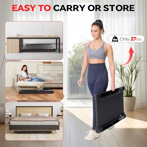Amazon Sperax Walking Vibration Pad with APP, 3 in 1 Under Desk Treadmill, 2.5HP Low Noise Walking Treadmill Pad with Remote Control,Portable Treadmills for Home Office