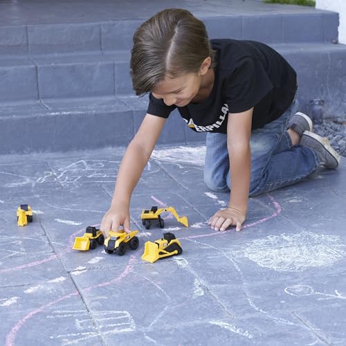 Clip coupon CAT Construction Toys, Little Machines 5pk Truck Toy Set, Includes Dump Truck, Front Loader, Bulldozer, Backhoe, and Excavator Vehicles with Moving Parts, Ages 3+