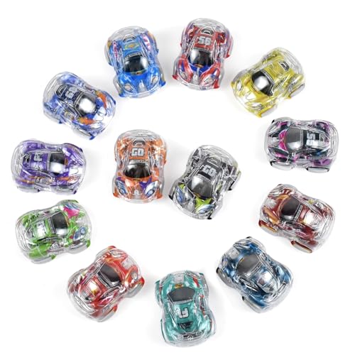 Tuko 50Packs Mini Pull Back Cars Toy Gift Packs, Racing Toy Vehicles for Kids Toddlers Gifts 1 2 3 Years Old