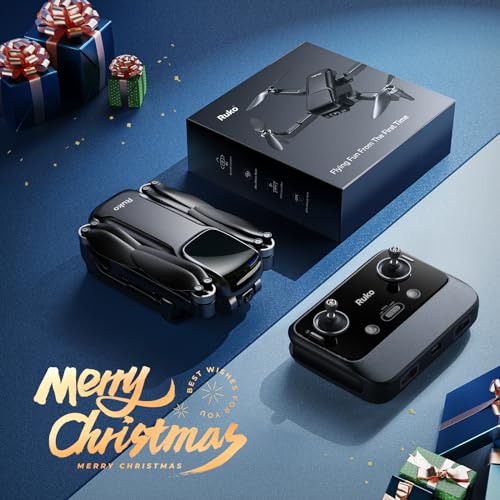 Clip coupon Ruko U11PRO First Drone with Camera for Adults, 4K UHD, FAA Remote ID Comply, 52 Mins Fly Time 2 Batteries, GPS Auto Return, Indoor-Outdoor Mode, Scale 5 Wind Resistance, Beginners Waypoint