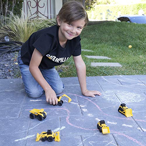 Clip coupon CAT Construction Toys, Little Machines 5pk Truck Toy Set, Includes Dump Truck, Front Loader, Bulldozer, Backhoe, and Excavator Vehicles with Moving Parts, Ages 3+