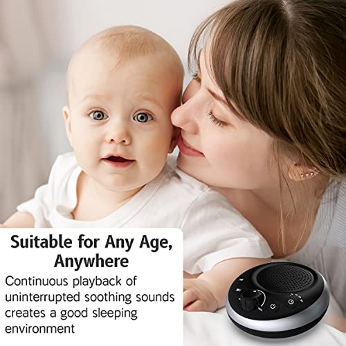 Amazon Sound Machine Loud White Noise Machine Nonstop Brown Noise Sleep Machine 30 Soothing Sounds for Baby Kids Adults Pink Noise Sounds Machine 36-Level Vol 4 Timer Memory Function for Home Travel Office