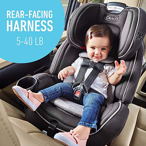 Graco Grows4Me 4 in 1 Car Seat, Infant to Toddler Car Seat with 4 Modes, West Point