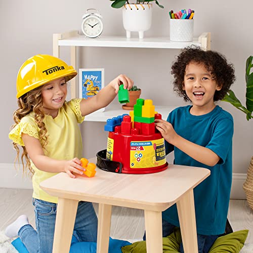 Clip coupon Tonka Tough Builders, Hard Hat, Building Block and Bucket playset– Made with Sturdy Plastic, Boys and Girls, Toddlers Ages 3+, Block playsets, Toddlers, Birthday Gift, Christmas, Holiday