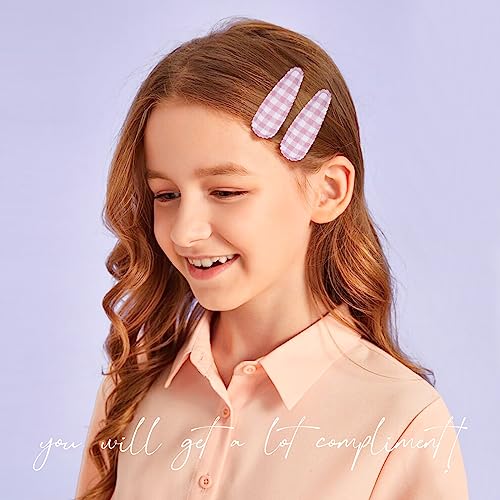 Amazon Choicbaby 30 Pcs Toddler Hair Clips Floral Print Girl Hair Clips for Girls Non Slip Wrapped Snap Hairpins for Kids Barrettes Hair Accessories for Baby Girls 2.2 Inch