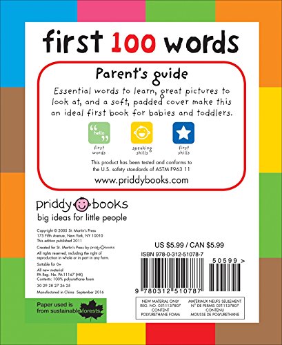 Clip coupon First 100 Words: A Padded Board Book