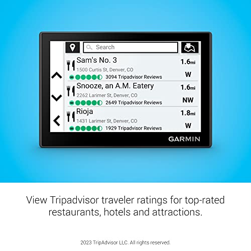 Garmin Drive™ 53 GPS Navigator, High-Resolution Touchscreen, Simple On-Screen Menus and Easy-to-See Maps, Driver Alerts