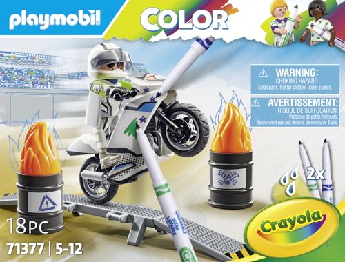 Playmobil Color: Motorbike