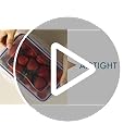 LOCK & LOCK Easy Essential Storage Set/Food Containers Airtight Bins/BPA-Free/Dishwasher Safe, 38 Piece, Clear