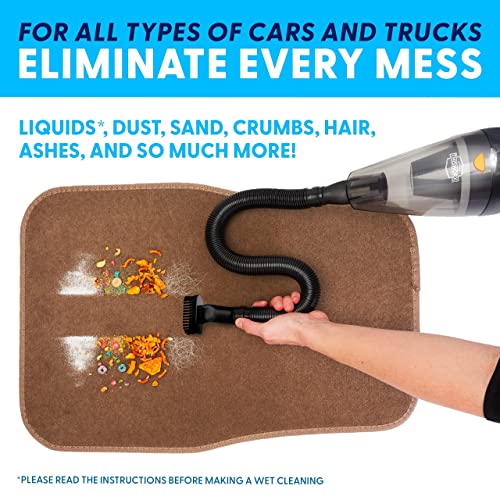 ThisWorx Car Vacuum Cleaner 2.0 - Portable Handheld Mini Vacuum Cleaner W/ 16ft Cord, Bag, & Attachments - Small Vacuum for Car, RV, Boats, Travel - Car Accessories