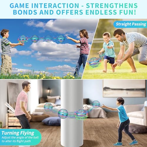 Clip coupon 2024 AI Flying Orb Ball Toys, Galaxy Cosmic Globe Boomerang Hover Ball, Hand Drone Orbit, Galactic Fidget Spinning, Birthday Cool Stuff for 6 7 8 9 10+ Year Old Boys Girls Teens Outdoor