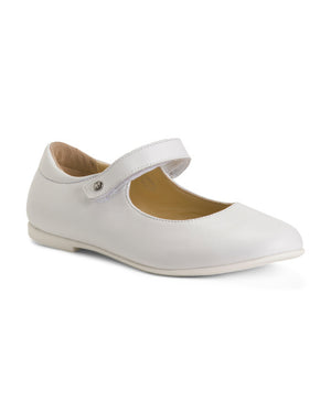 Made In Italy Leather Darling Flats (Toddler, Little Kid, Big Kid)