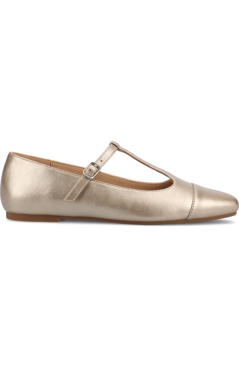 Journee Collection Thea T-Strap Flat (Women)