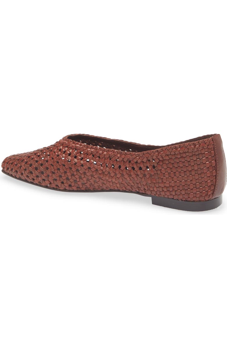 Madewell The Mylie Ballet Flat in Handwoven Leather (Women)