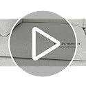 Amazon SIMPLIHOME Jasmine 2-Seater Modular Sofa in Performance Fabric, Cloud Grey, 88-inches Wide, Handcrafted Contemporary-Style Loveseat Sofa for Living Room