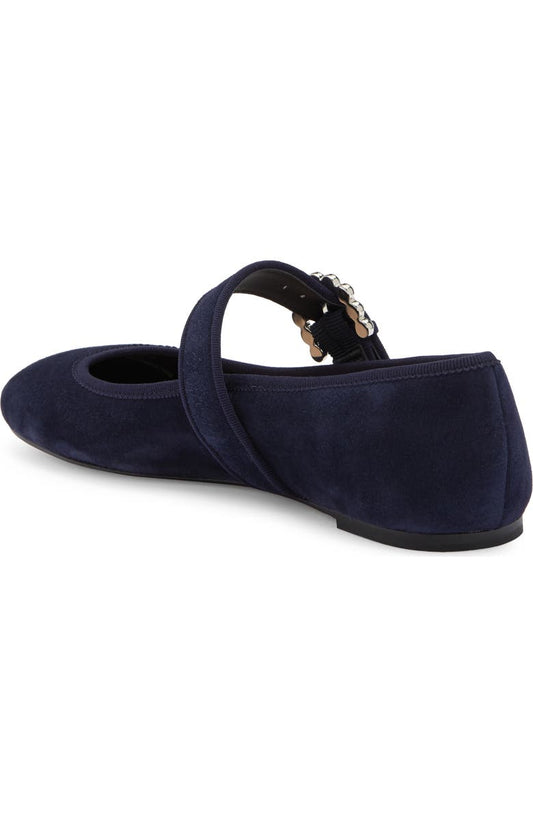 Stuart Weitzman Piper Mary Jane Ballet Flat (Women)