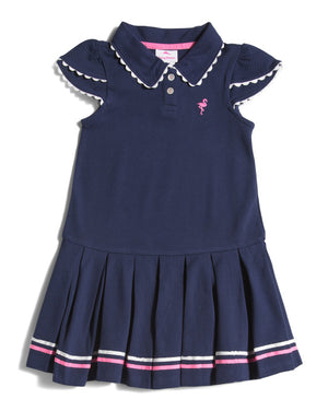 Girls Collared Polo Dress