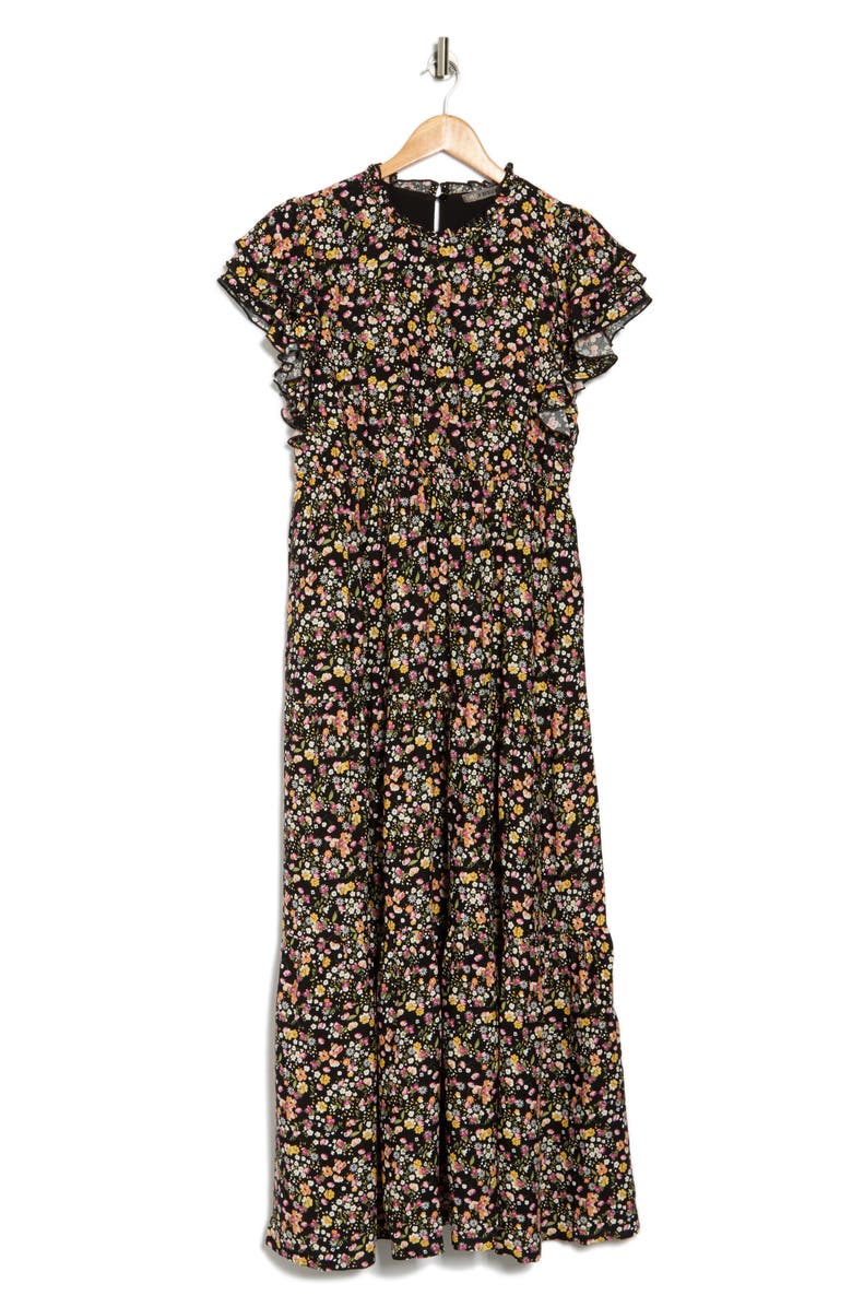 BY DESIGN Fatima Ruffled Tiered Maxi Dress