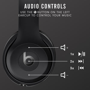 thumbnail image 4 of Beats Solo3 Wireless On-Ear Headphones with Apple W1 Headphone Chip, Black, MX432LL/A, 4 of 9