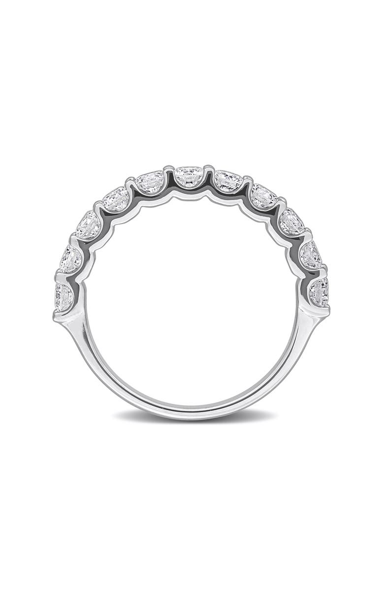 Created Forever Sterling Silver Lab Grown Diamond Anniversary Band Ring