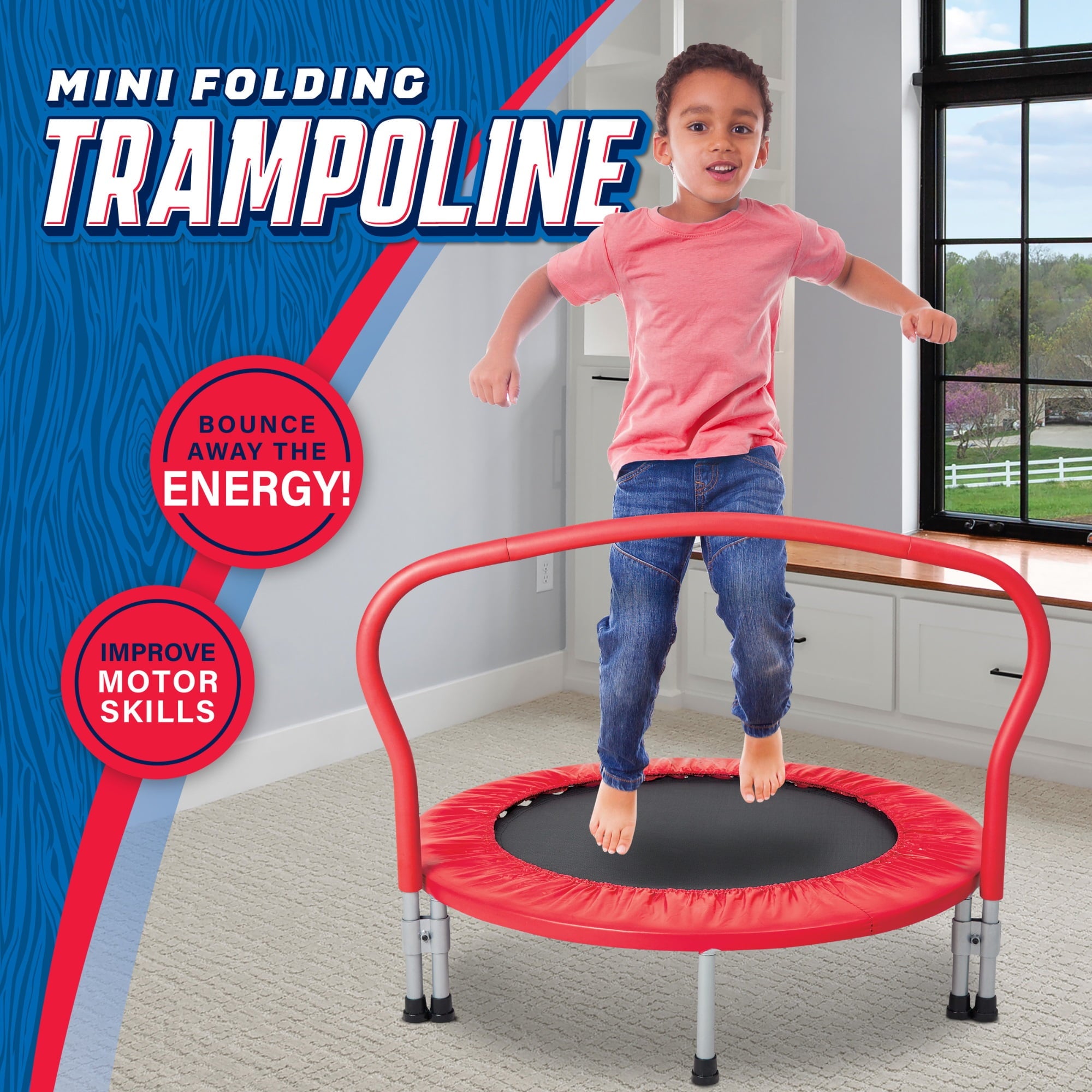 thumbnail image 2 of 3-Foot Folding Trampoline, 36" Diameter, for Ages 3 and up, by MinnARK, 2 of 6