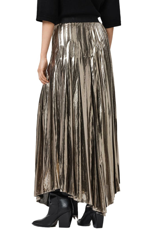 AllSaints Jax Pleated Maxi Skirt