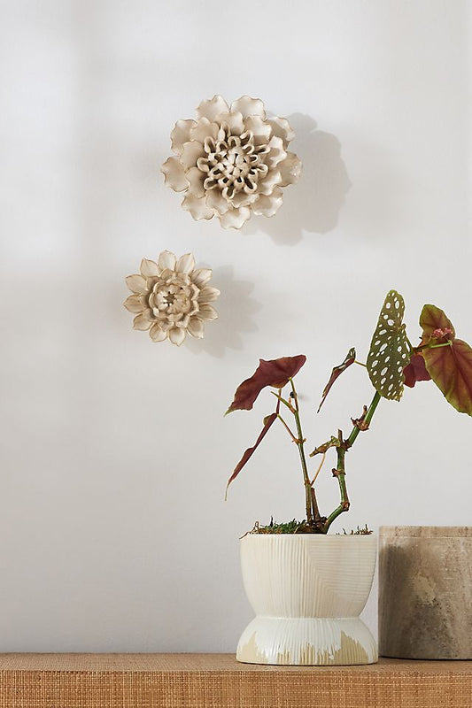 Anthropologie Ceramic Flower Gallery Wall Charm