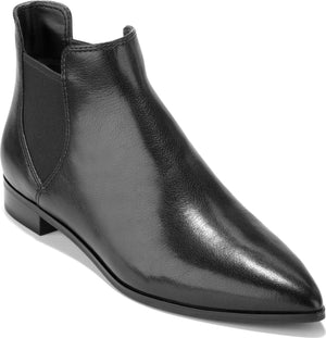 Cole Haan Hara Pointed Toe Bootie, Main, color, Black Leather