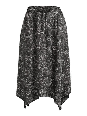 Time and Tru Women's Handkerchief Hem Midi Skirt with Drawcord, Sizes XS-XXL - image 5 of 5