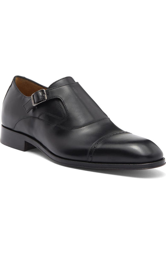 ANTONIO MAURIZI Cap Toe Monk Strap Shoe (Men)