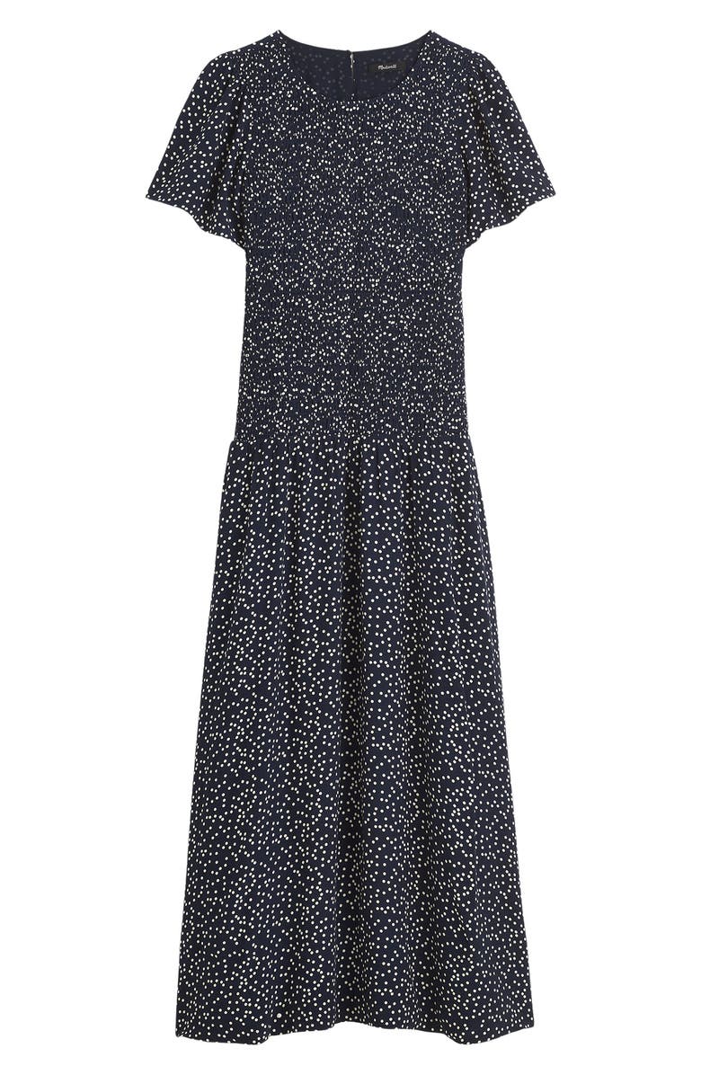 Madewell Smocked Midi Dress