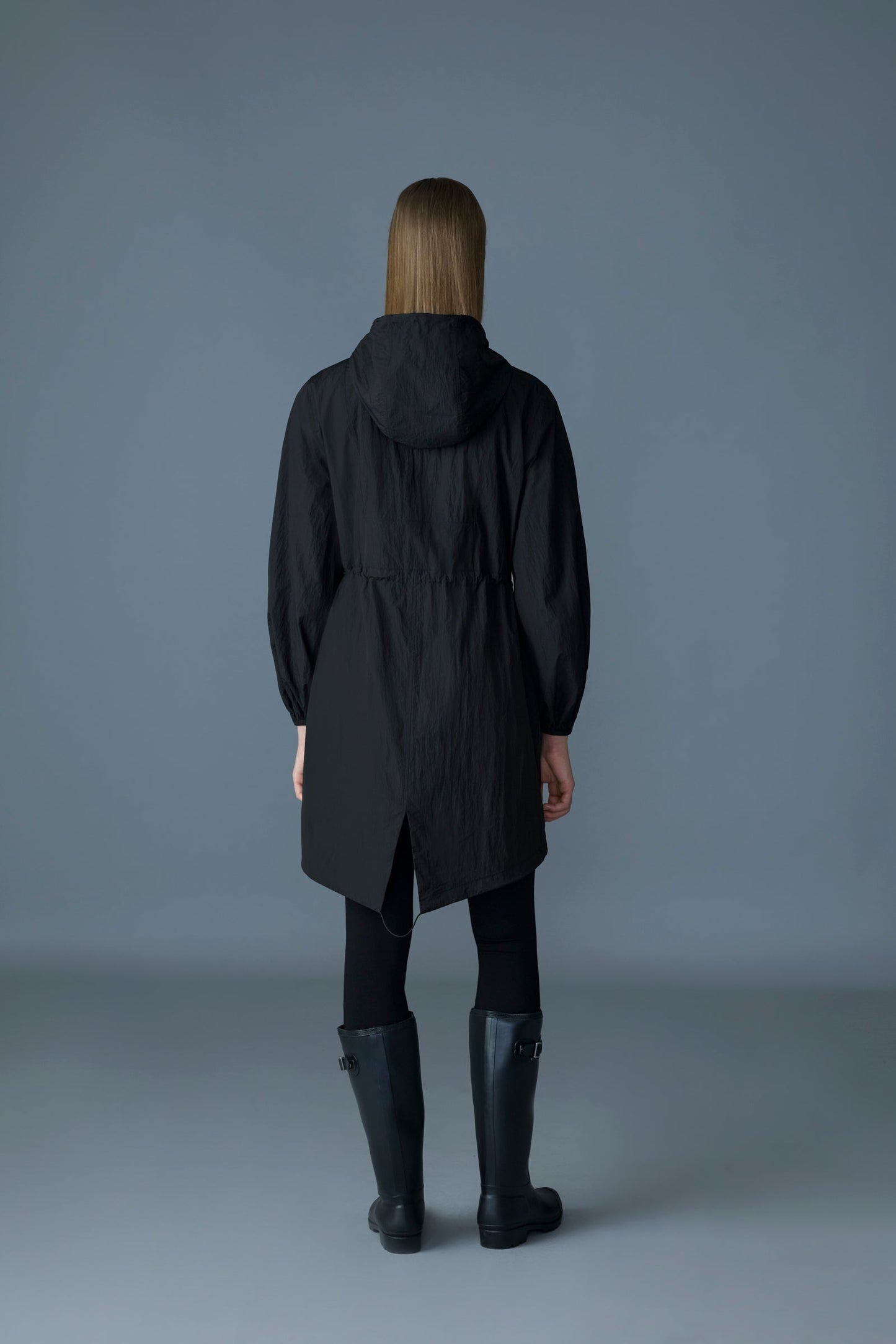ALYSTER Packable Long rain Jacket