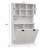 Callasandra Two-Compartment Tilt-Out Dirty Laundry Basket Tall Bathroom Cabinet with 2 Adjustable Shelves
