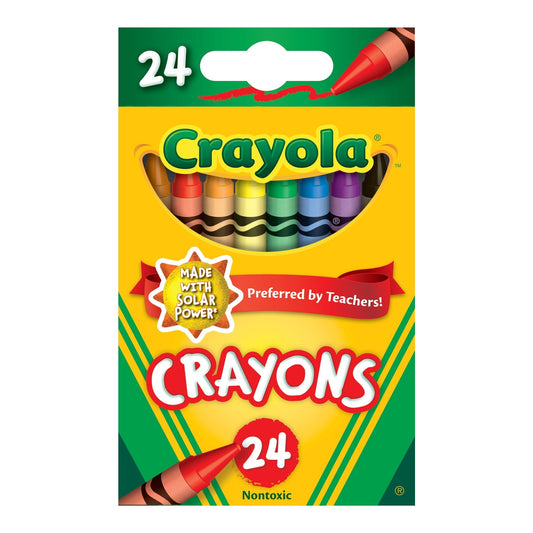 Walmart Crayola Crayons, 24 Count, Back to School Supplies, Classroom Must Haves for Teachers, Classic Colors, Gifts, 3+