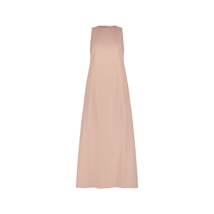 Sleeveless Poplin Maxi Dress