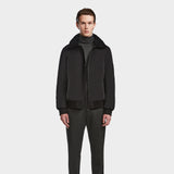 REECE MEN'S AVIATOR JACKET WITH REMOVABLE SHEARLING COLLAR