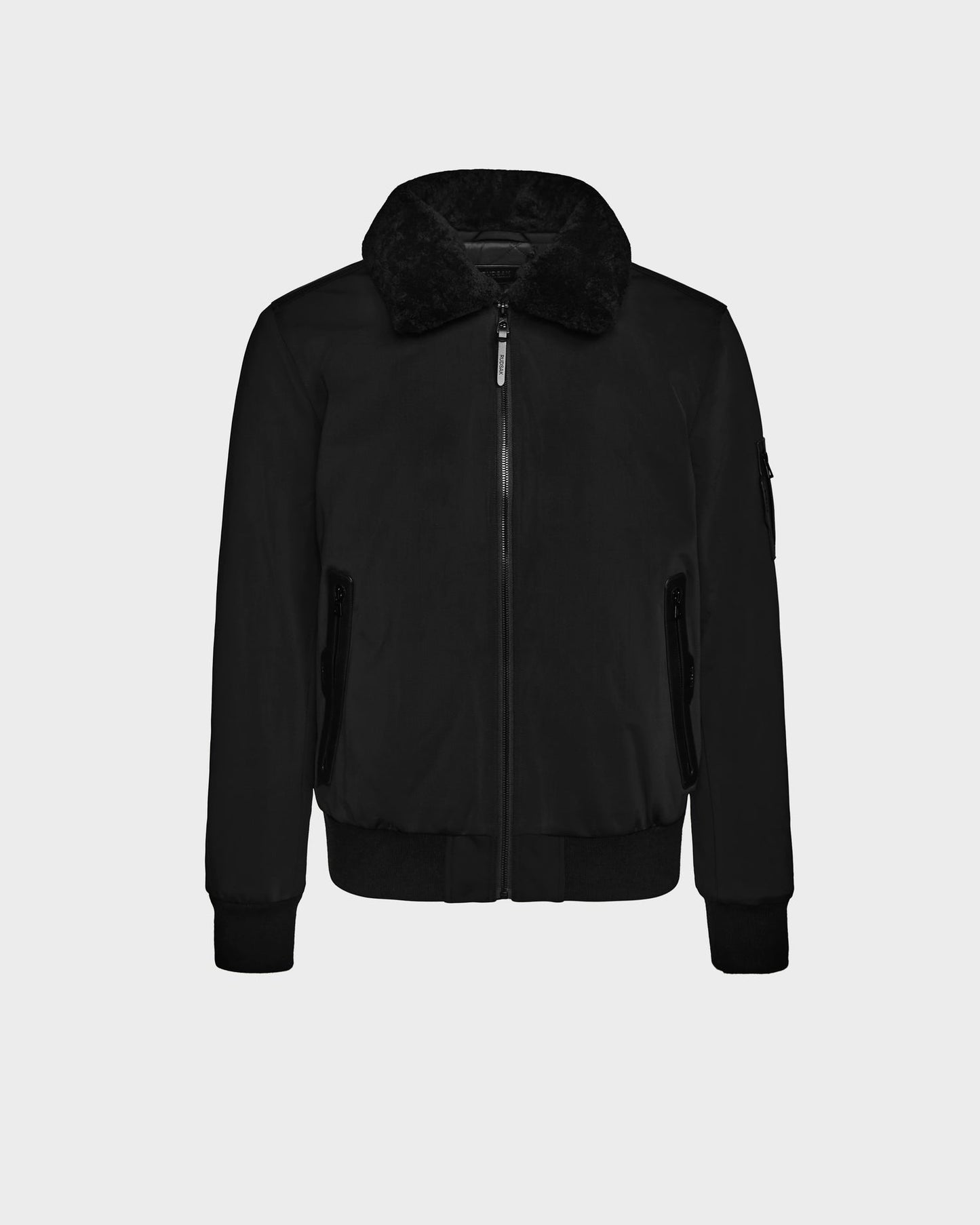 REECE MEN'S AVIATOR JACKET WITH REMOVABLE SHEARLING COLLAR