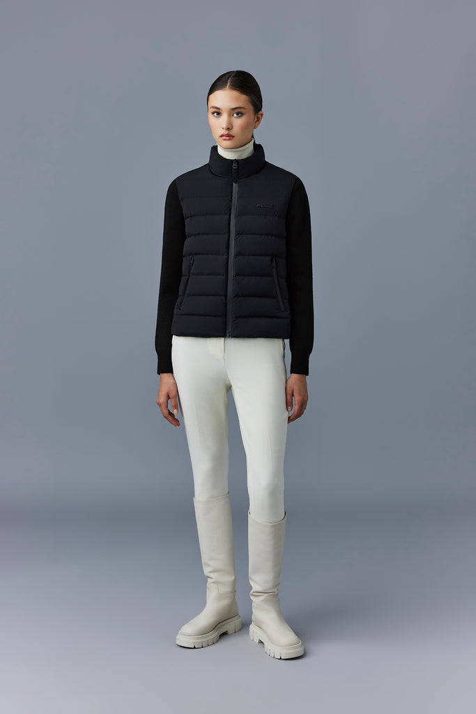 OCEANE-CITY Light down mixed-media jacket