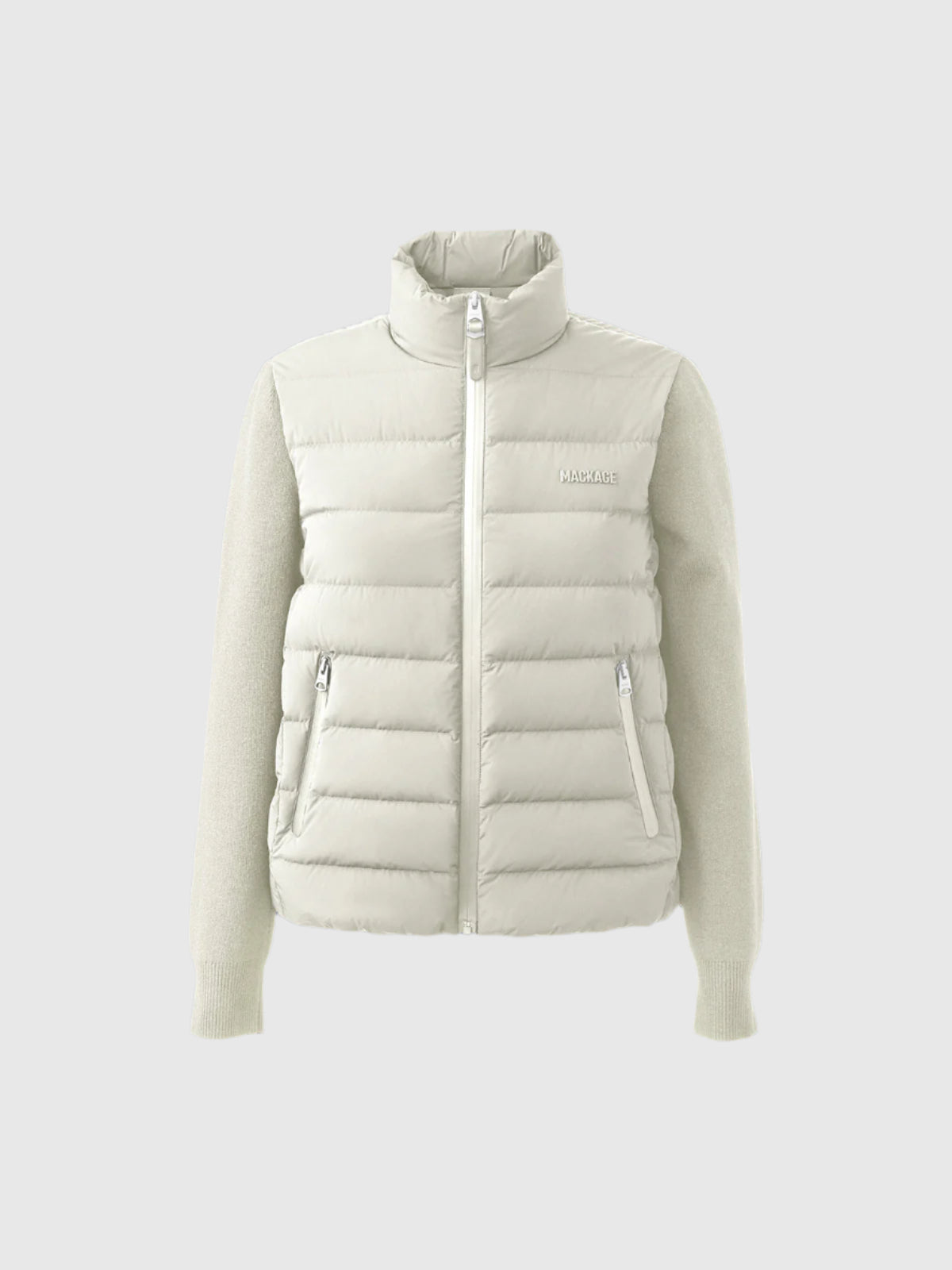 OCEANE-CITY Light down mixed-media jacket